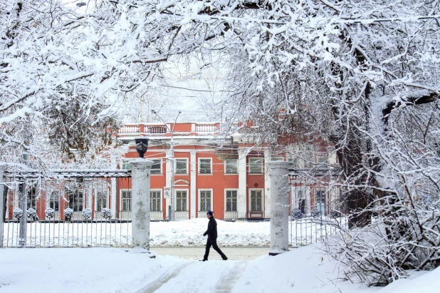 Барнаул в снегу. 