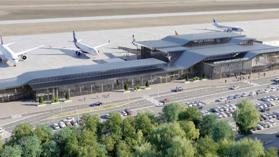 Перспективный вариант развития аэропорта Барнаула.