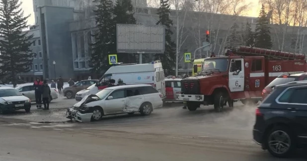 ДТП на ул. Молодежной.