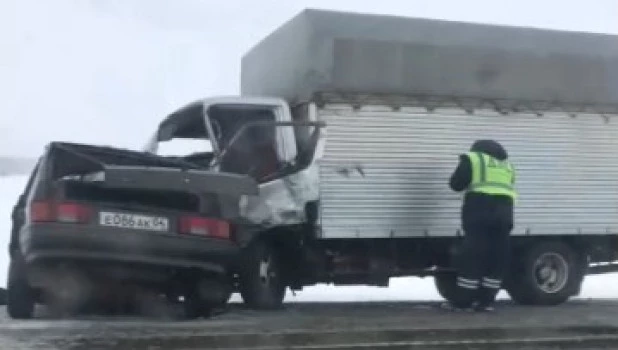 ДТП на трассе Барнаул - Бийск.