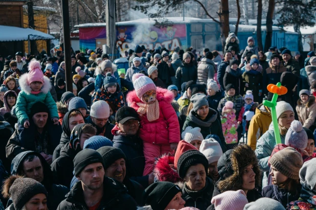 Масштабный праздник Масленицы в парке «Лесная сказка».