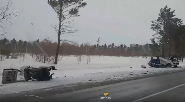 Авария в Черепановском районе.