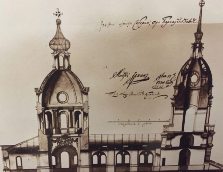 Петропавловский собор планируют заново отстроить в Барнауле. Петропавловский собор планируют заново отстроить в Барнауле.