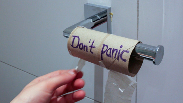 Без паники. Туалетная бумага.