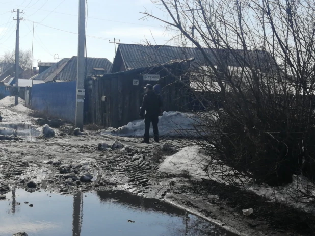 Уборка снега. Рубцовск.