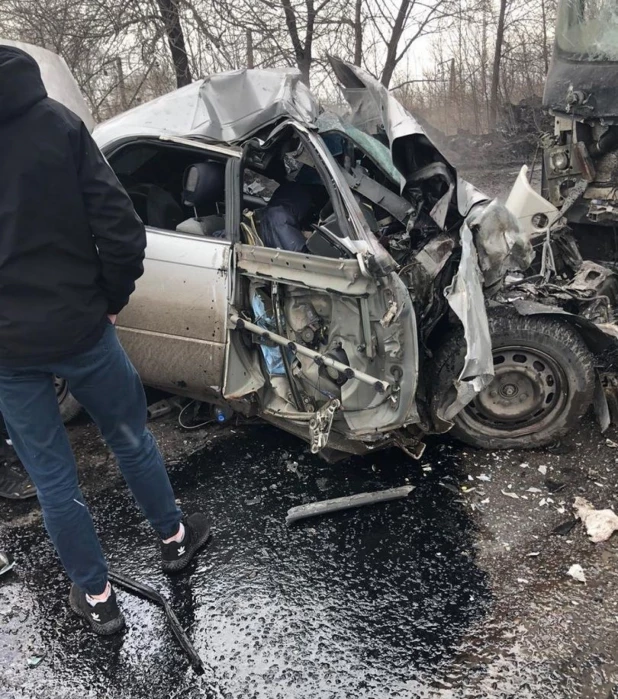 ДТП в Междуреченске с автобусом из Барнаула.