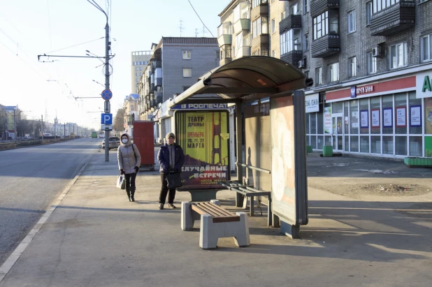 Первый день карантина из-за коронавируса в Барнауле. 