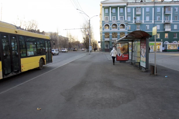 Первый день карантина из-за коронавируса в Барнауле. 