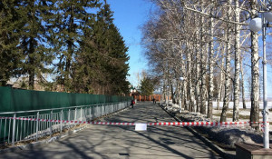 В Барнауле закрыли Набережную Оби и Нагорный парк. 