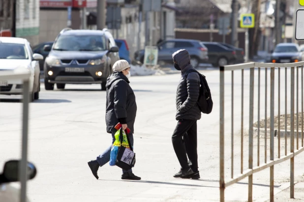 Барнаул. Пандемия коронавируса. 