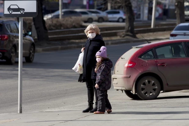 Барнаул. Пандемия коронавируса.