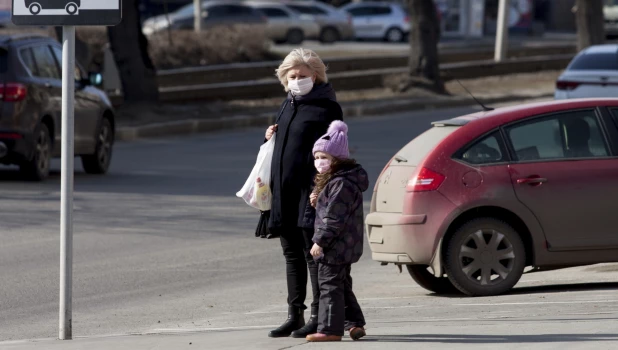 Барнаул. Пандемия коронавируса.