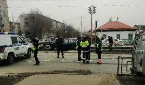 ДТП с баллонами в Барнауле.