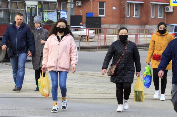 Барнаул. Весна. Пандемия коронавируса. 