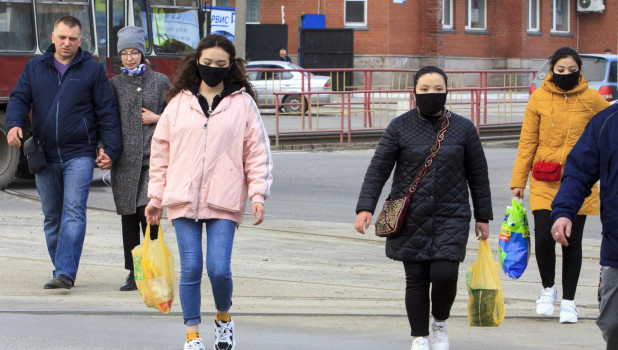 Барнаул. Весна. Пандемия коронавируса. 