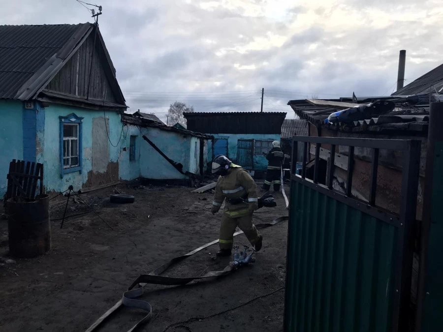 Пожар в Славгороде.