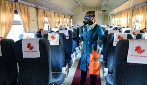 Работа алтайских железнодорожников в сложных эпидемиологических условиях.