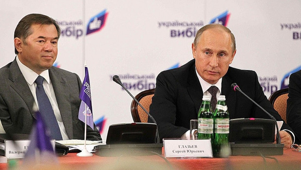 Владимир Путин и Сергей Глазьев, 2013.