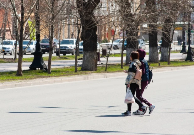 Проспект Ленина. Пандемия. Коронавирус. 