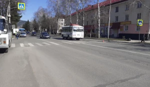 Место ДТП в Горно-Алтайске.