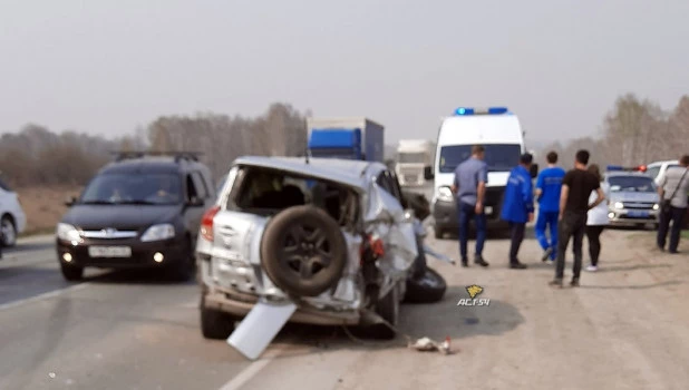 ДТП на трассе Новосибирск - Барнаул.