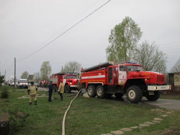 Пожар в Гоньбе.