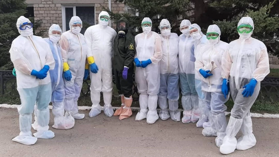 Врачи Алтайского края на борьбе с коронавирусом.