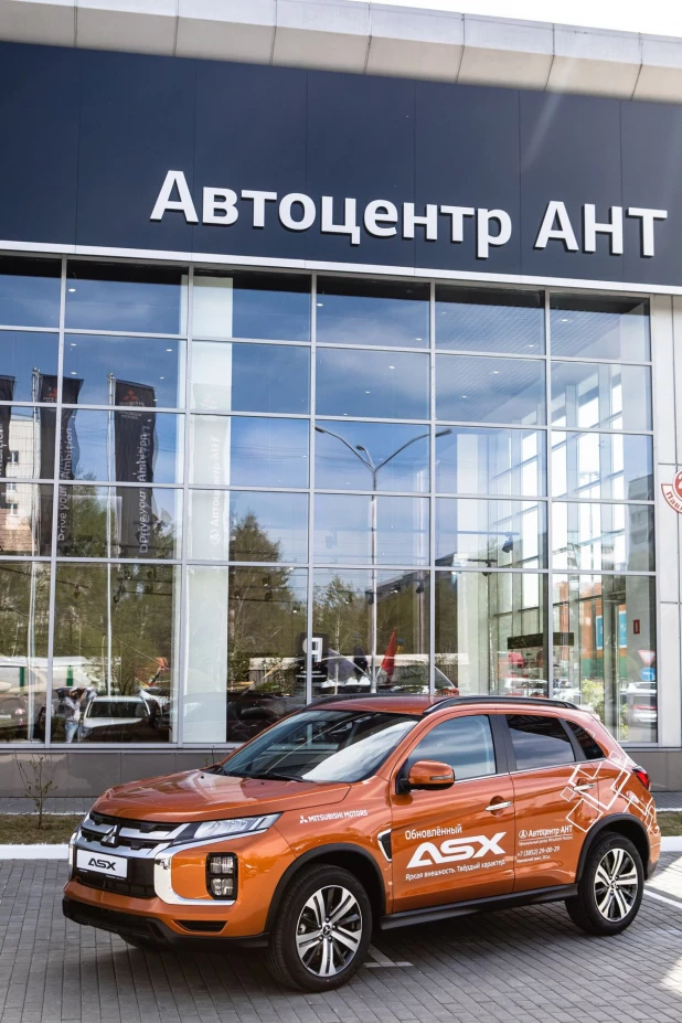 Обновленный кроссовер Mitsubishi ASX.