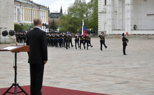 Владимир Путин поздравил россиян с Днем Победы 2020.