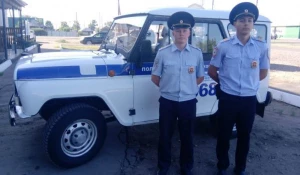 Полицейские из Волчихи.