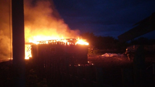 Пожар в Новоалтайске 30 мая 2020 года.