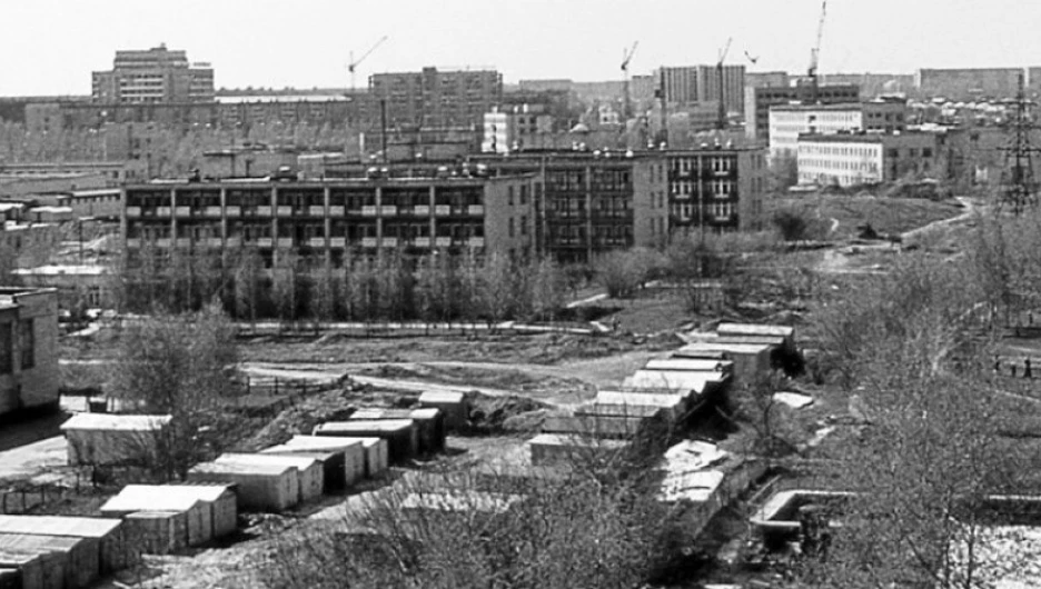 Барнаул, 1980-е. Стройка.