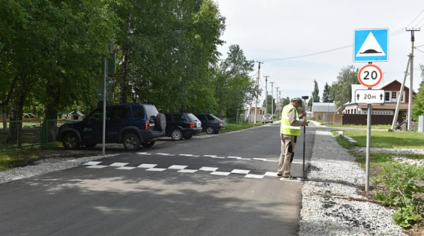 Дорожный нацпроект в Барнауле.