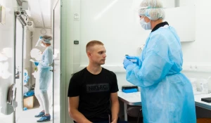 "Динамо-Барнаул" сдает тест на коронавирус. 