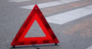 ДТП. Аварийный знак. Пешеходный переход.