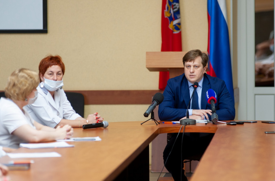Встреча министра здравоохранения Алтайского края с врачами Диагностического центра.