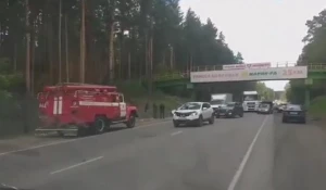 ДТП на объездной дороге в Барнауле.
