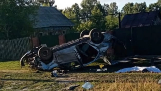 Смертельное ДТП в селе Усть-Алеус Ордынского района.