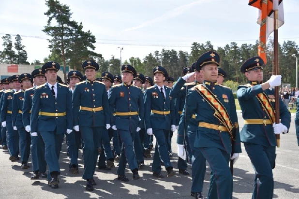 Парад Победы в ЗАТО Сибирский, 24 июня 2020 года.