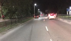 ДТП с велосипедистом в Бийске.