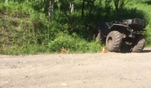 ДТП с участием снегоболотохода. 