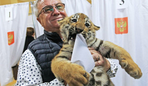 Директор барнаульского зоопарка Сергей Писарев