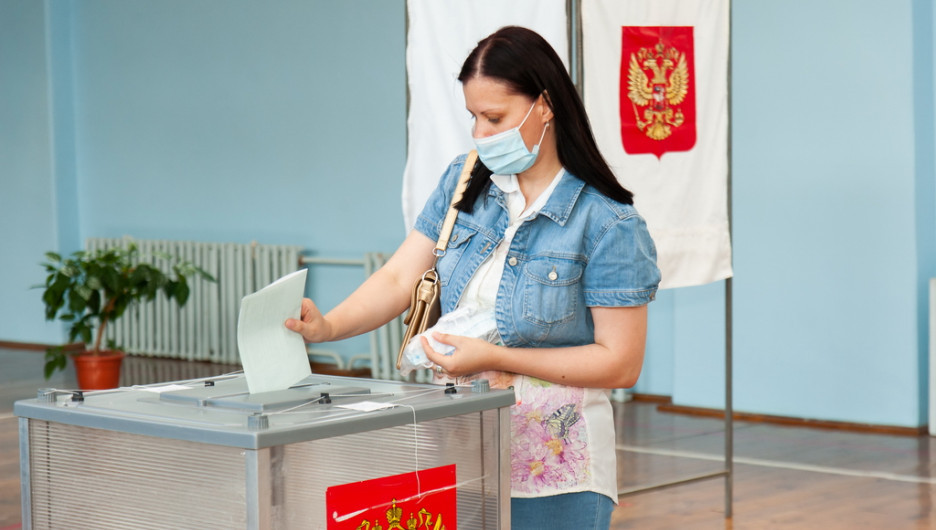 Общественные наблюдатели на голосовании по поправкам в Конституцию РФ.
