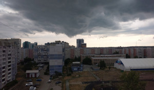 Шторм в Барнауле 9 июля 2020 года.