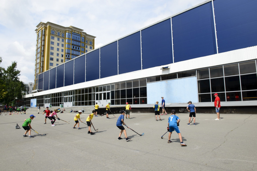 Барнаульский Дворец спорта &quot;Титов-Арена&quot;. Июль 2020. 