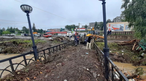 Потоп в городе Нижние Серги.