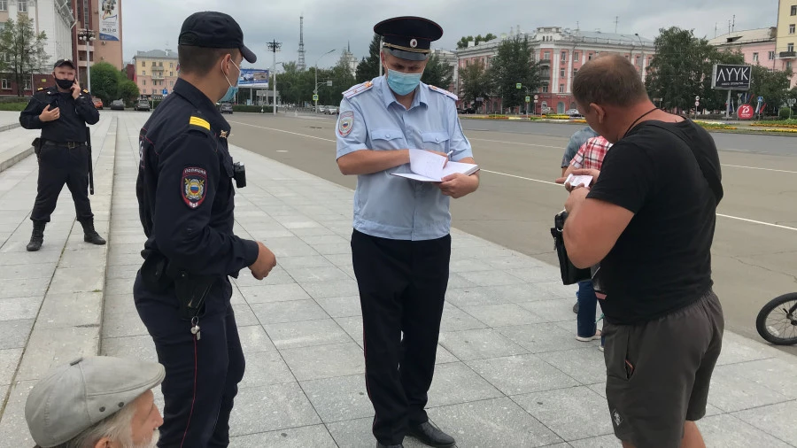 Акция в поддержку Хабаровска.