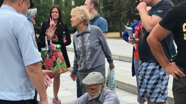 Акция в поддержку Хабаровска.