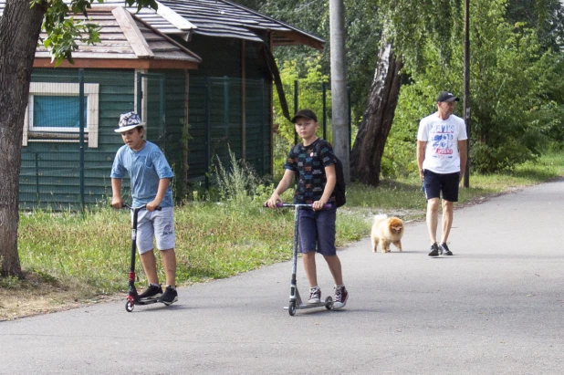 Что происходит в барнаульском парке "Изумрудный". 