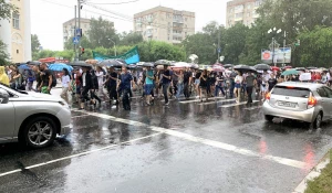 Как проходит митинг в поддержку Фургала в Хабаровске